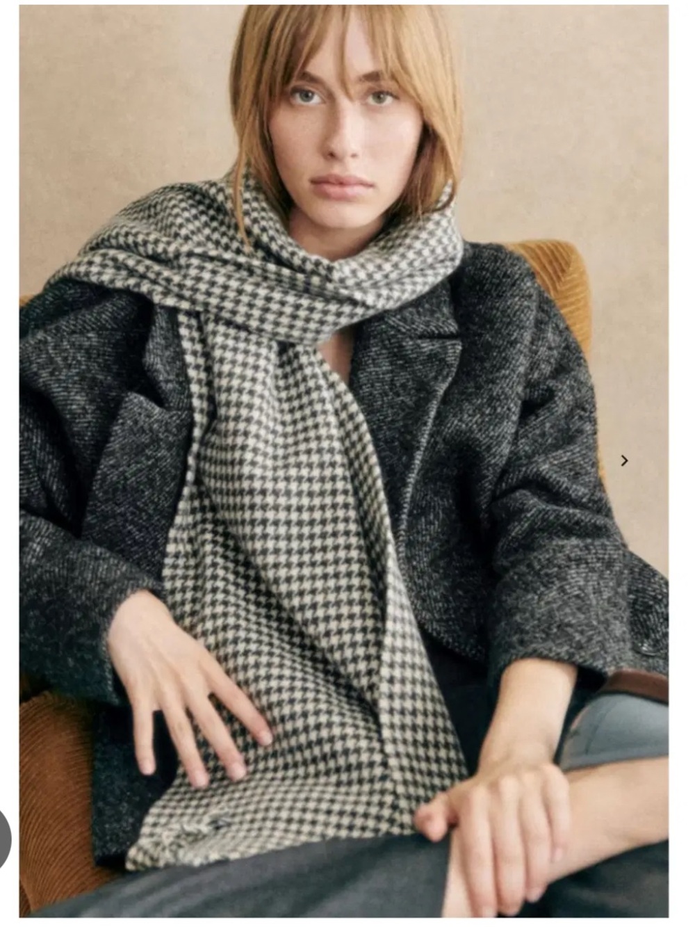 Sézane Seraphine wool scarf